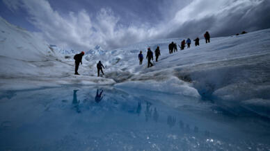 El glaciar Perito Moreno en el Parque Nacional Los Glaciares, cerca de El Calafate, Argentina, 2 de noviembre de 2021.