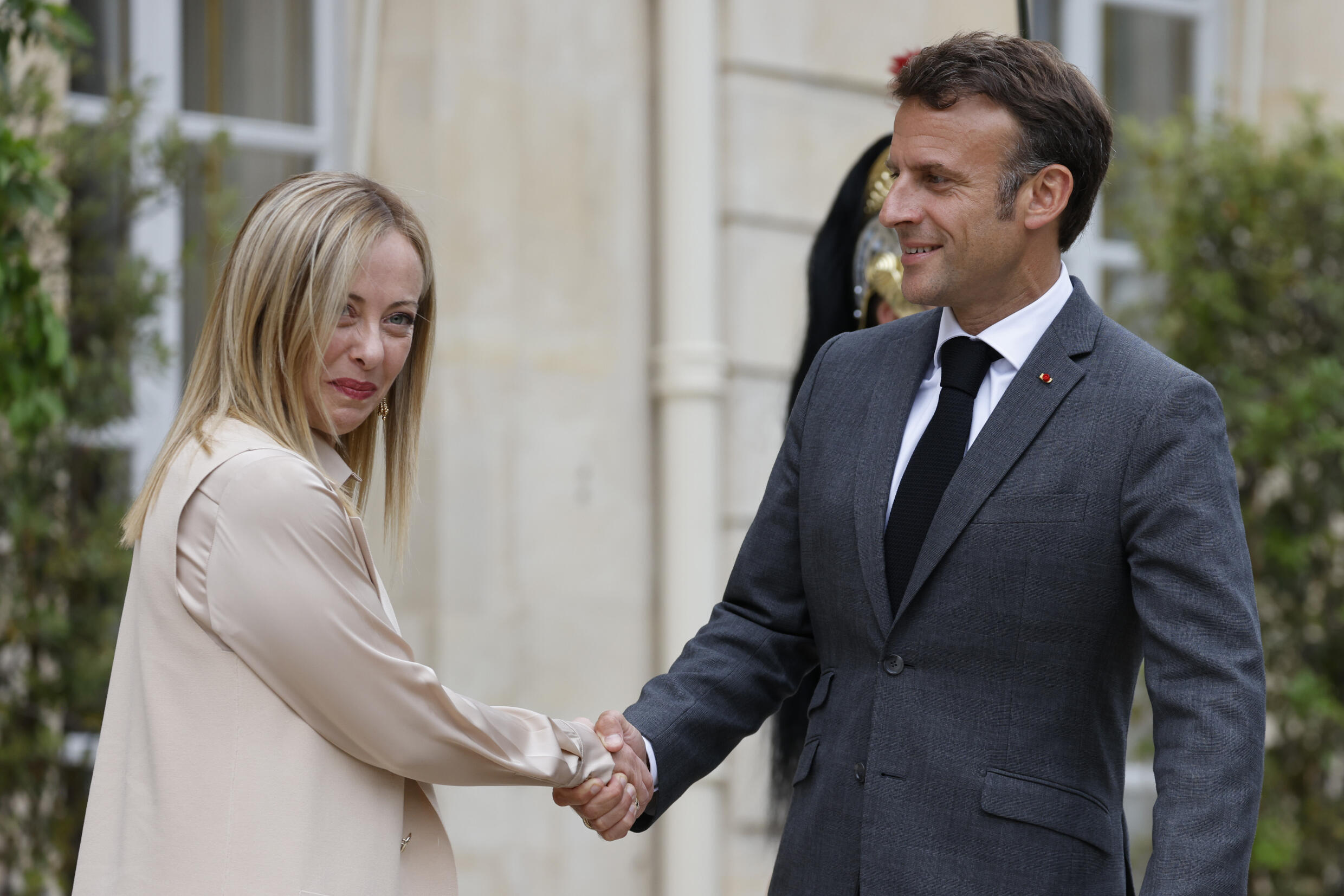 Macron and Meloni vow to work together after tensions