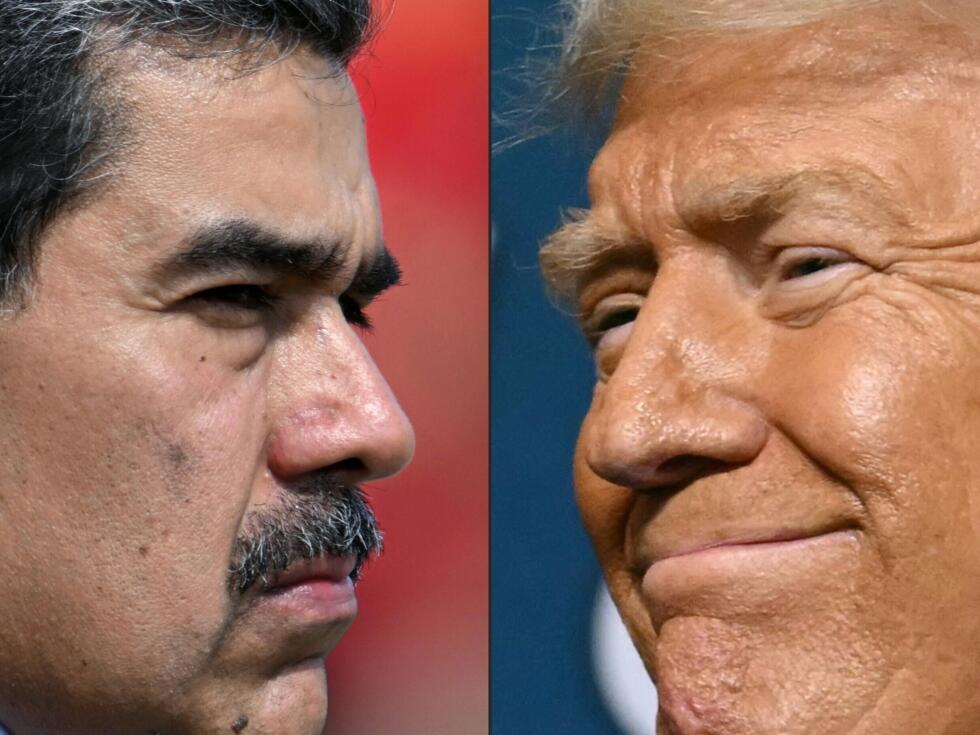Archivo: combo realizado en 2025 con las fotografías de Nicolás Maduro y Donald Trump.