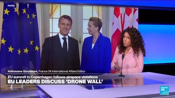 'Drone Wall': EU summit in Copenhagen follows airspace violations