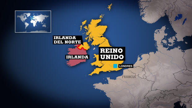 Frontera entre Irlanda del Norte y la República de Irlanda.