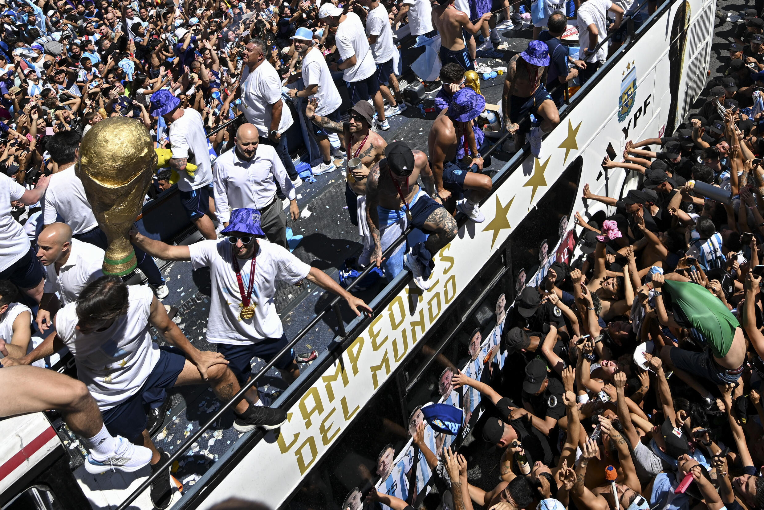 Aborted World Cup bus parade a snapshot of Argentina's charm and vice