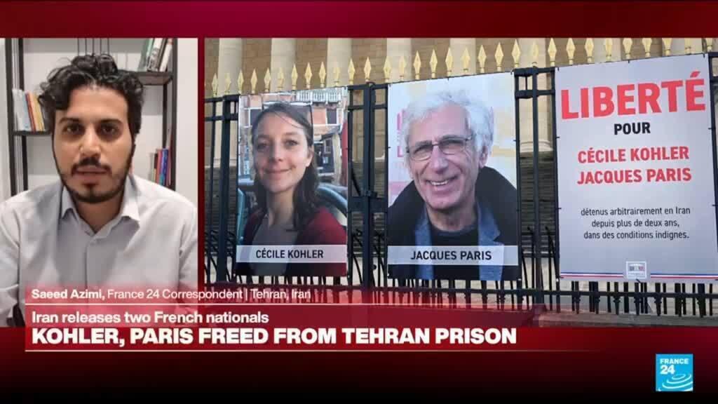 Iran frees two French nationals from prison, Macron says