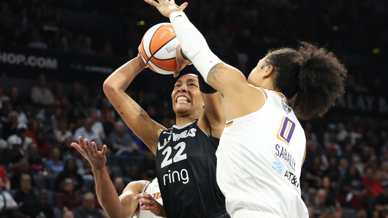Aces overpower Mercury for 2-0 lead in WNBA Finals