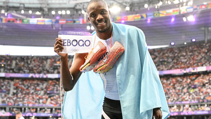 Letsile Tebogo is the first ever African winner of the men's 200 metres at an Olympics