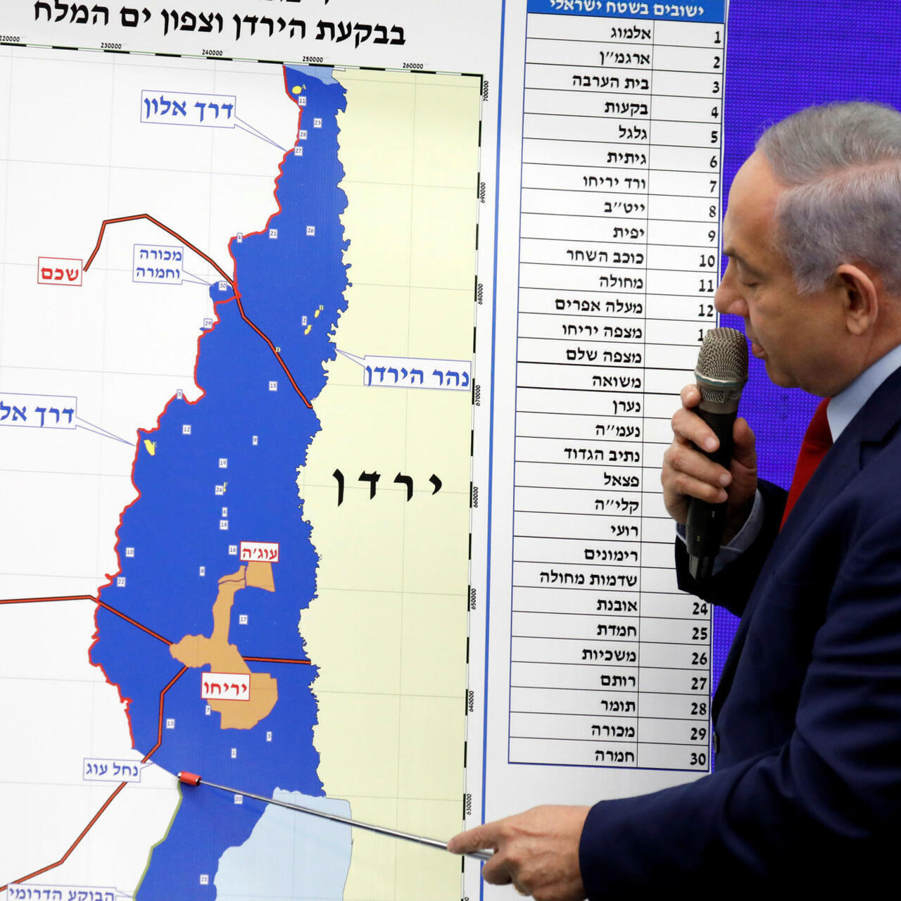 Si gana las legislativas, Netanyahu promete anexionar el Valle del Jordán ocupado