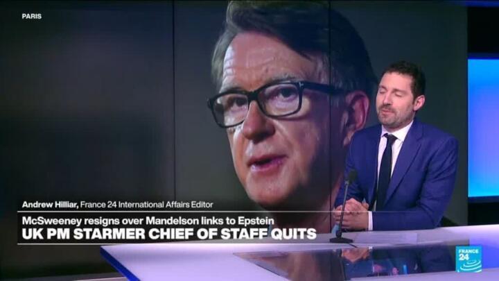 British PM Keir Starmer's top aide quits in scandal over Mandelson links to Epstein