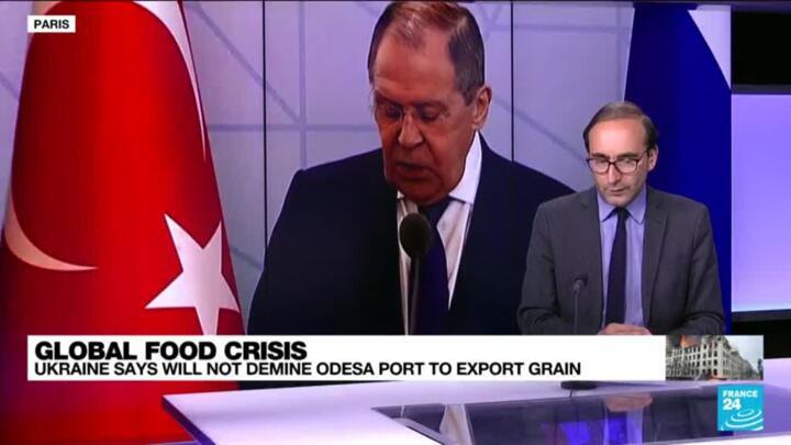 Ukraine says will not demine Odessa port to export grain
