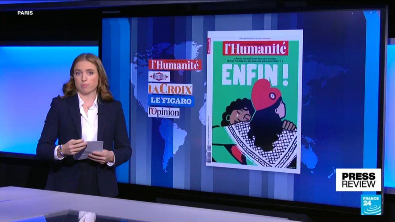 'Finally!': French papers on the recognition of the state of Palestine