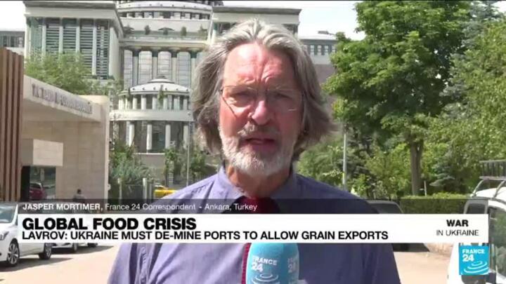 After Lavrov meeting, Turkey says Ukraine grain-export plan reasonable