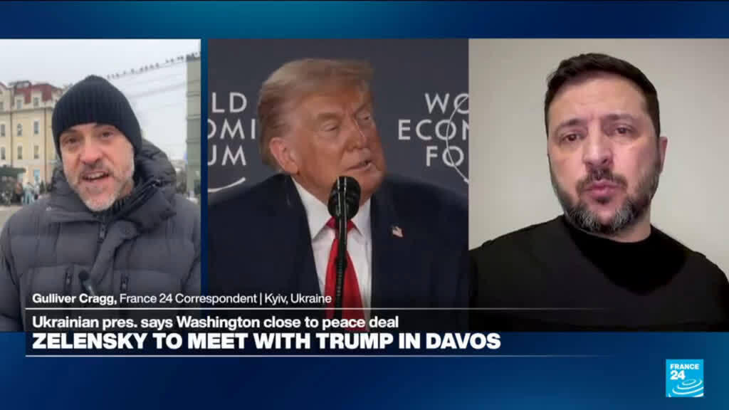 Ukrainian's Zelensky to meet with Trump in Davos