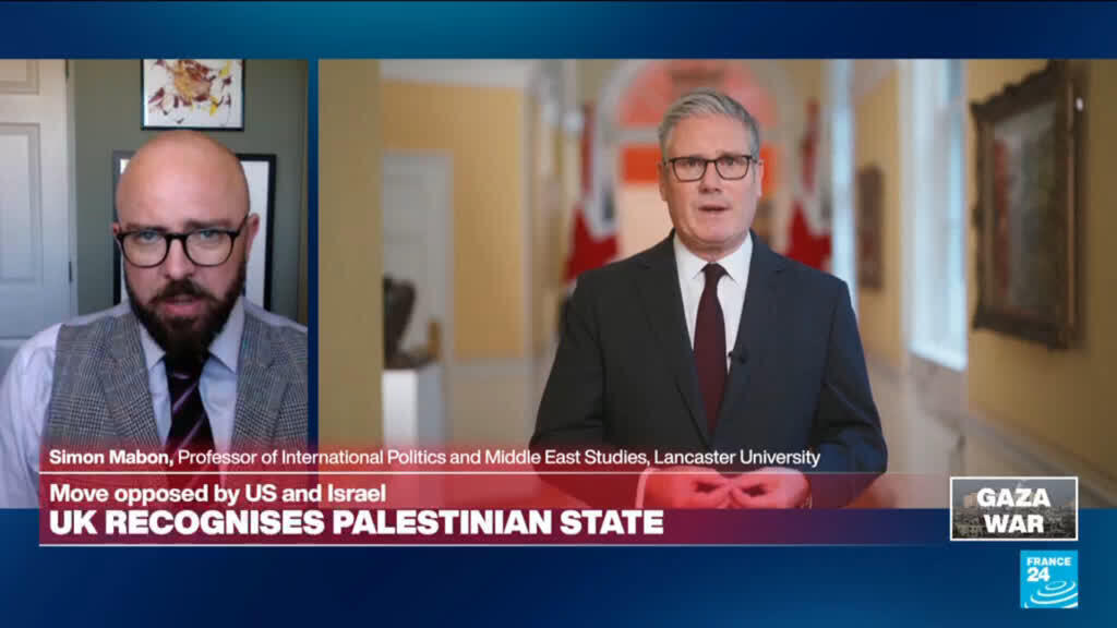 United Kingdom recognises Palestinian state in major diplomatic shift