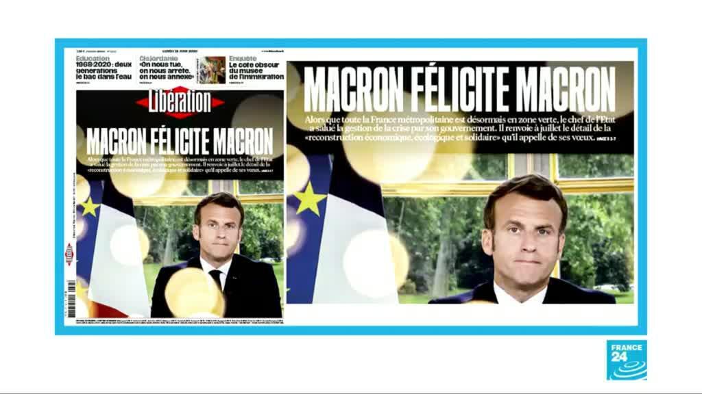 Intervention télévisée du président français : 