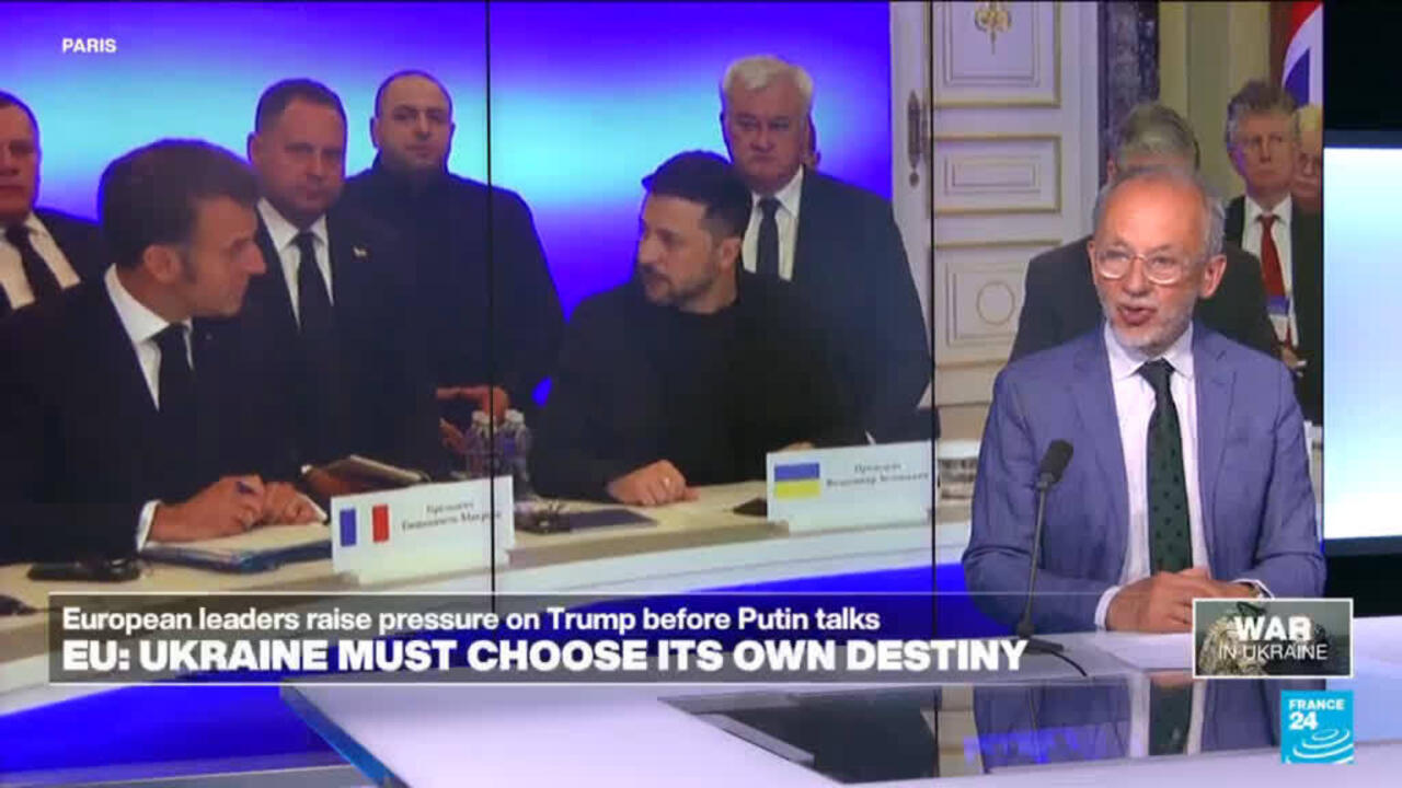 EU leaders say Ukraine must 'decide its own future' ahead of Trump-Putin meeting