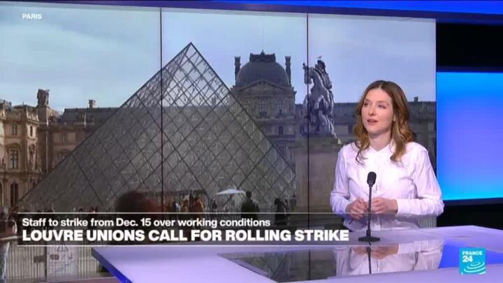 Louvre workers announce strike over work conditions and security