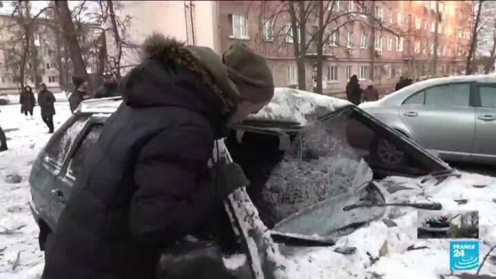 Ukraine: Russian strikes thwarted, wreckage hits buildings