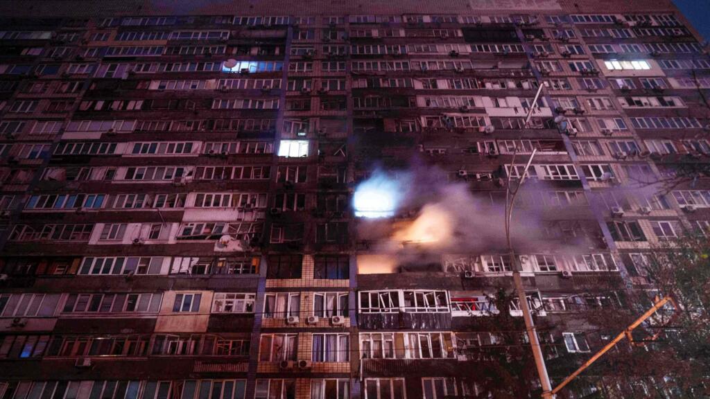 Russia launches missile and drone attack on Kyiv, targeting power grid