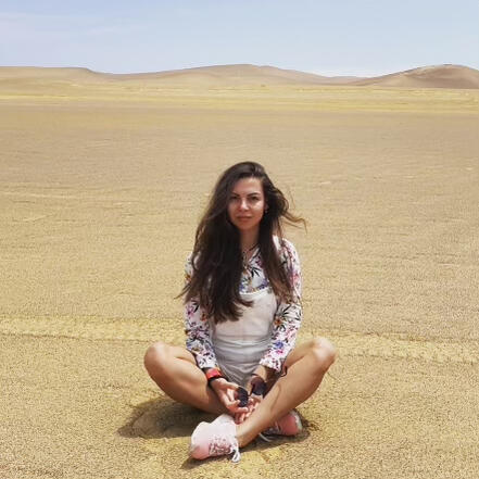 An image of Sofia taken while she was visiting Peru in February, 2022.