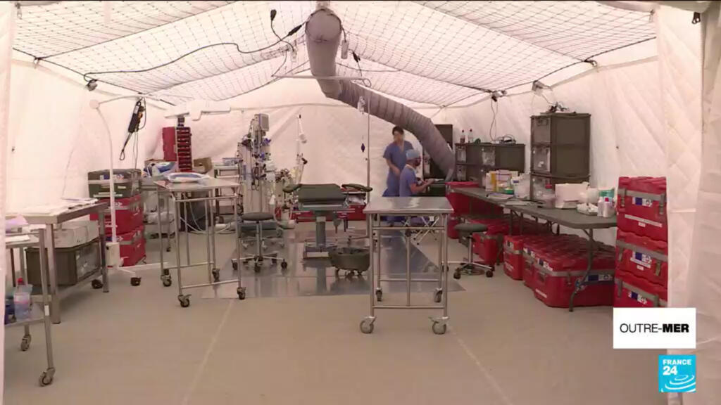 Cyclone Chido à Mayotte : l'hôpital de campagne est opérationnel