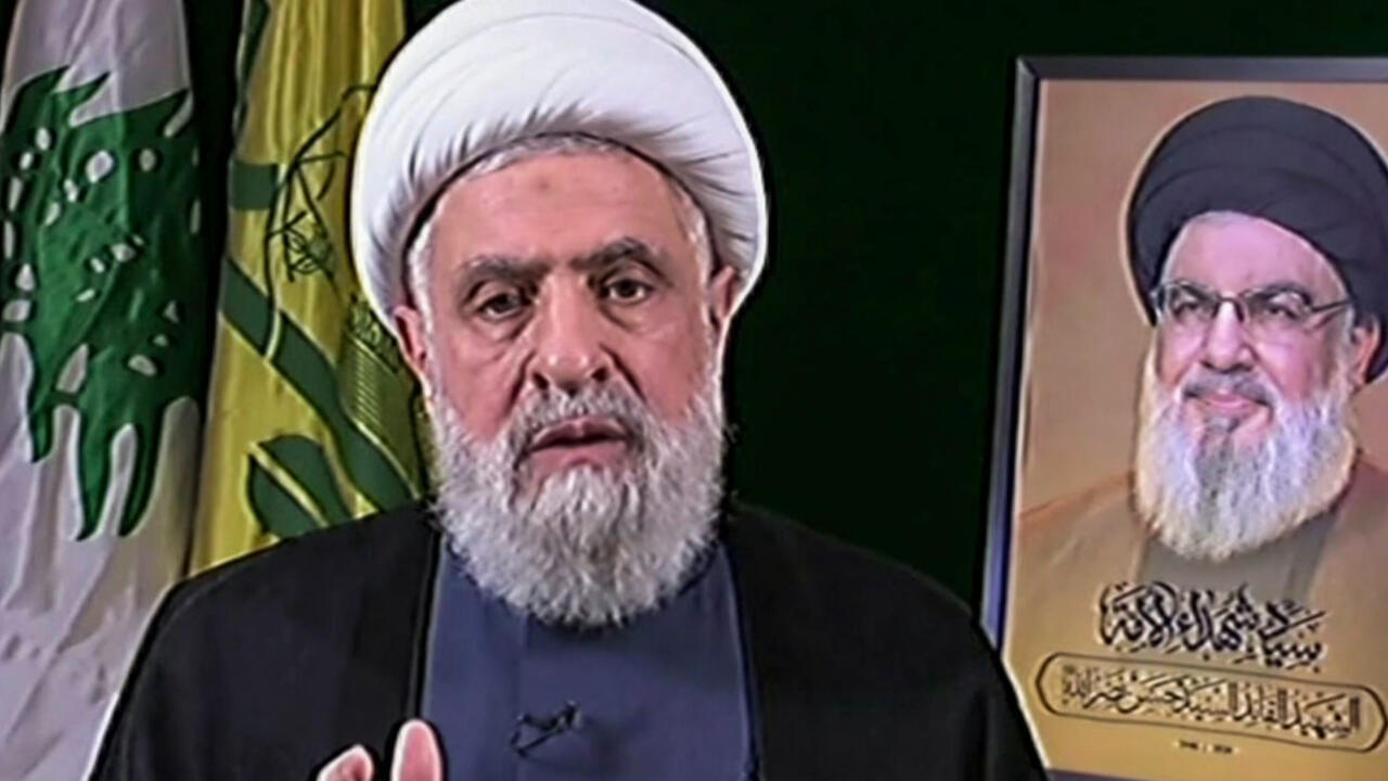 نعيم قاسم يطالب الحكومة اللبنانية بوضع خطة "لمواجهة إسرائيل"