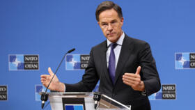 NATO Secretary General Mark Rutte speaks during a press conference in Brussels, Belgium in December 2025.