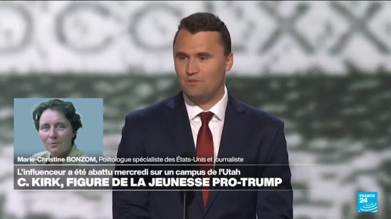 Porte-drapeau de la jeunesse trumpiste, Charlie Kirk a été abattu en Utah