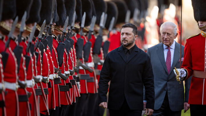 King Charles hosted Zelensky at Windsor Castle.