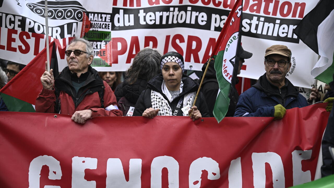 الآلاف يتظاهرون في باريس دعما للفلسطينيين