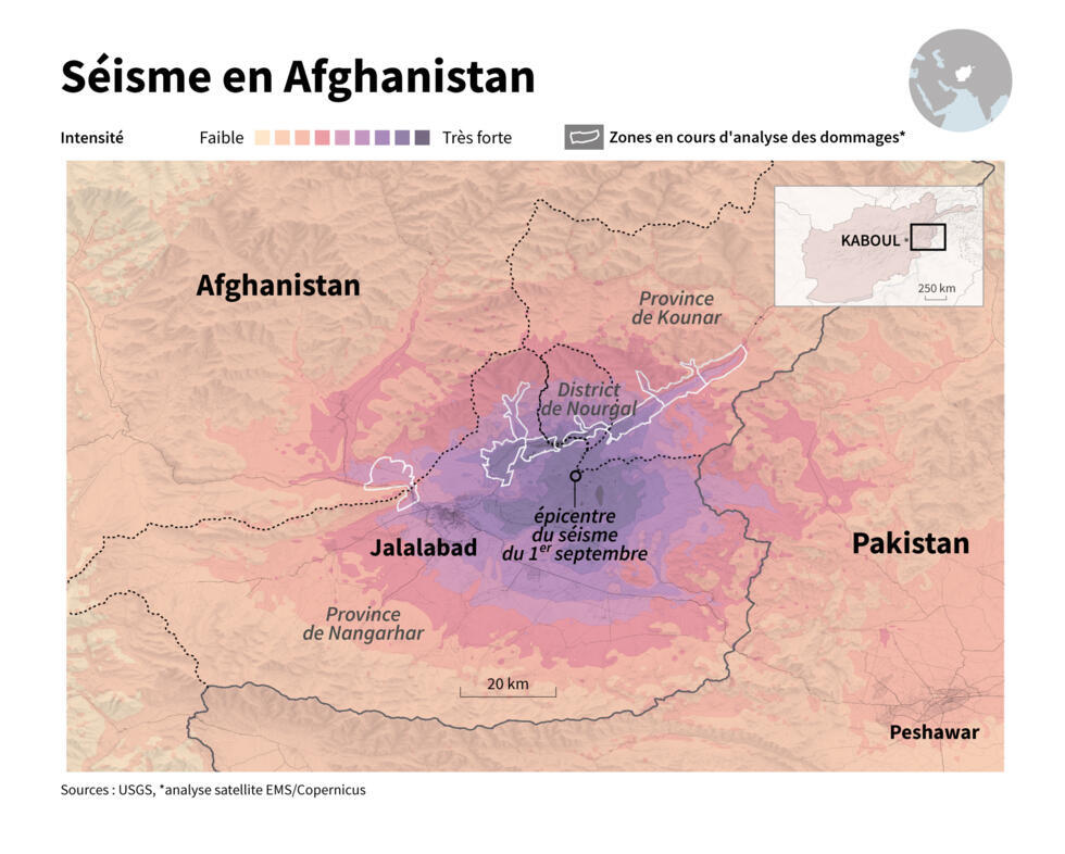 Séisme en Afghanistan.