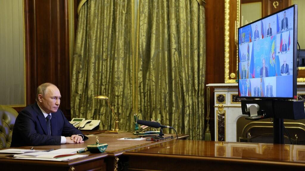 El mensaje del mandatario ruso se produjo durante una reunión con el Consejo de Seguridad del país. 10 de octubre de 2022.