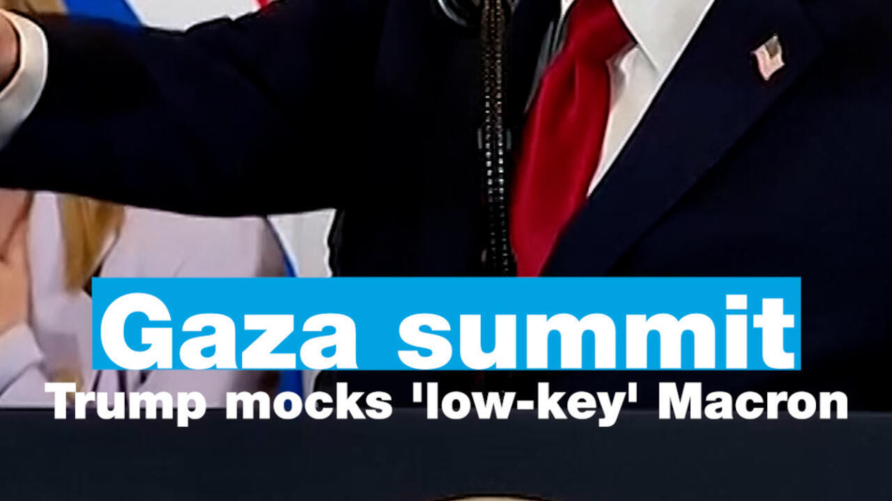 Gaza Summit: Trump mocks 'low-key' Macron