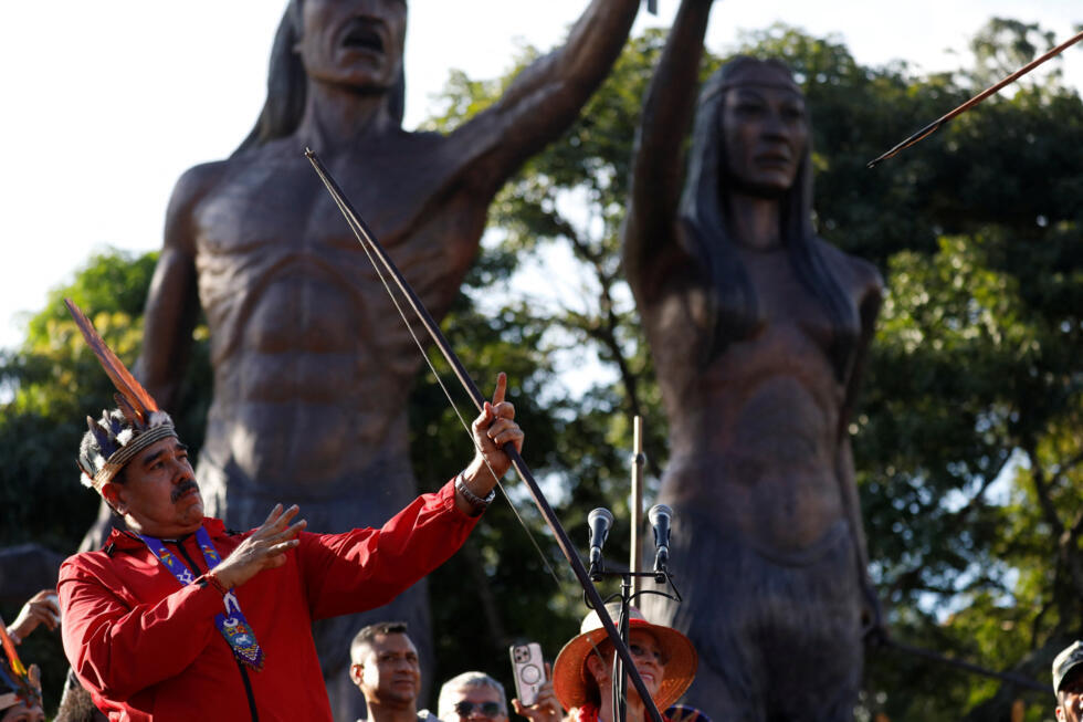 Venezuela's President Nicolas Maduro in Caracas, Venezuela, October 12, 2025.