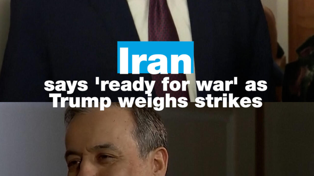 Iran zegt ‘klaar voor oorlog’ terwijl Trump zijn stakingen afweegt