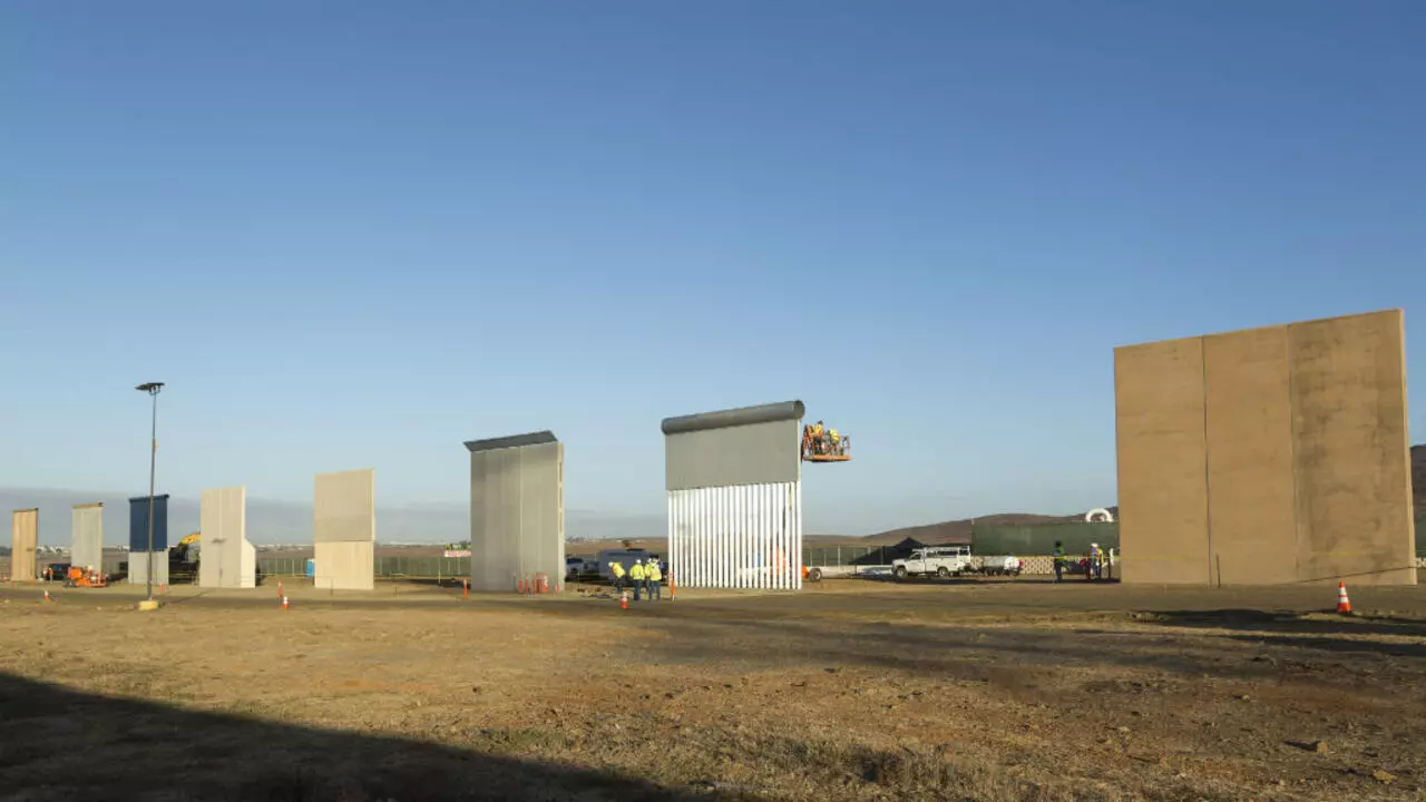 Eight Prototypes Of Trump S Mexican Border Wall Unveiled In California