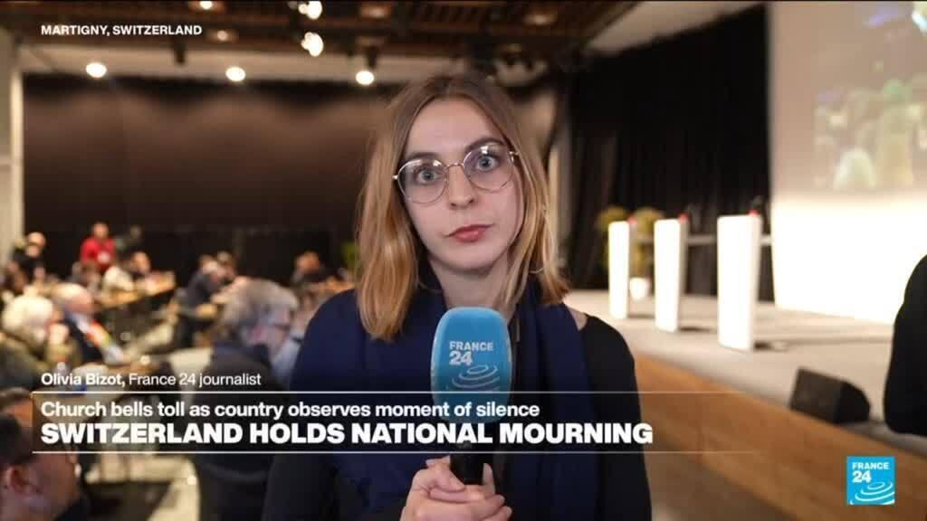 وقفت سويسرا دقيقة صمت على أرواح ضحايا حريق كران مونتانا