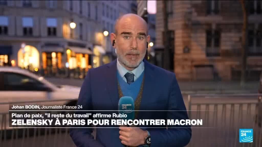 Zelensky reçu par Macron à l'Elysée au début d'une semaine cruciale pour l'Ukraine