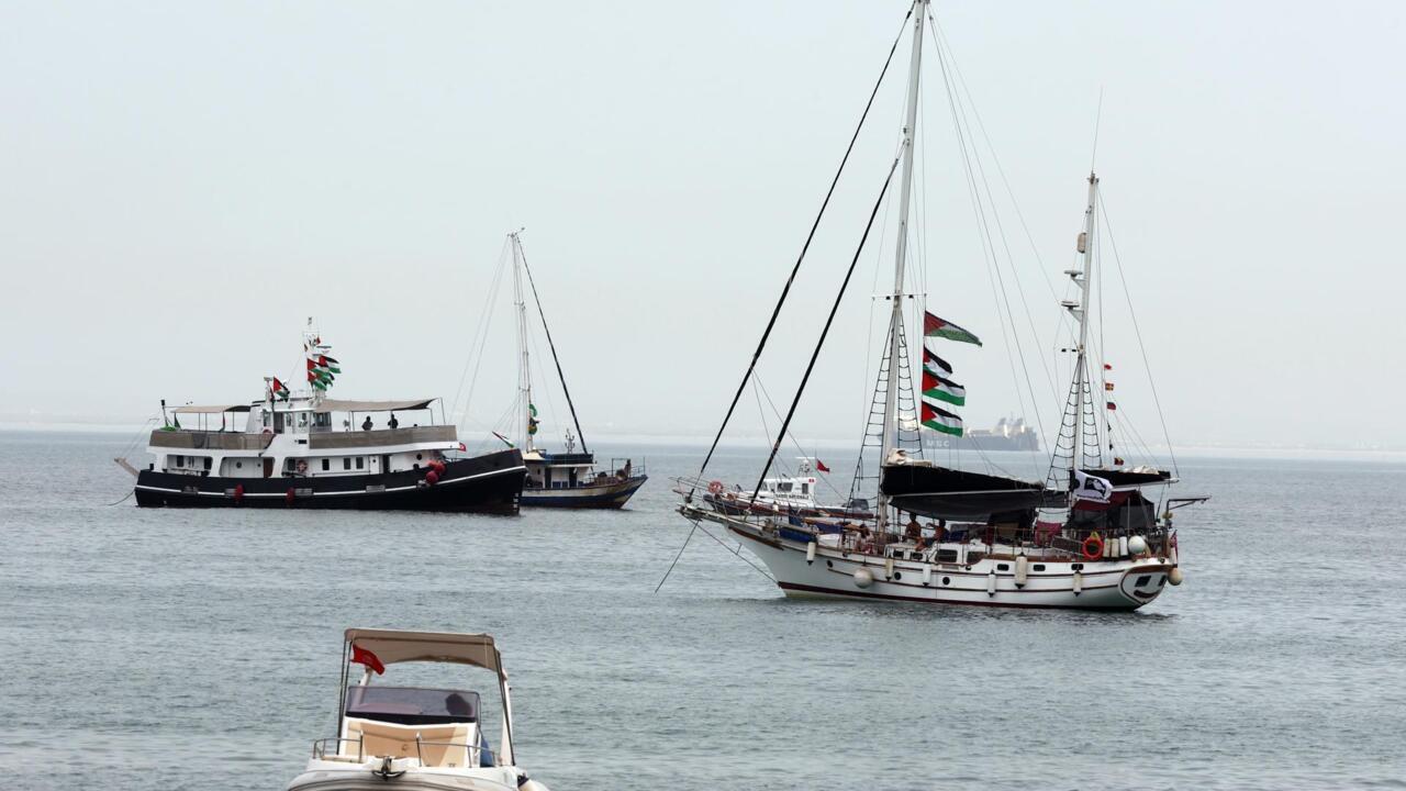 Tunisian officials reject claims Greta Thunberg Gaza flotilla was hit by drone