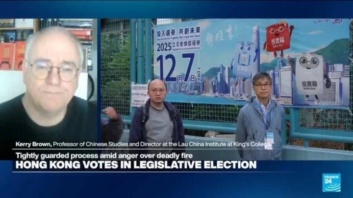 Hong Kong heads to the polls for legislative elections after deadly fire