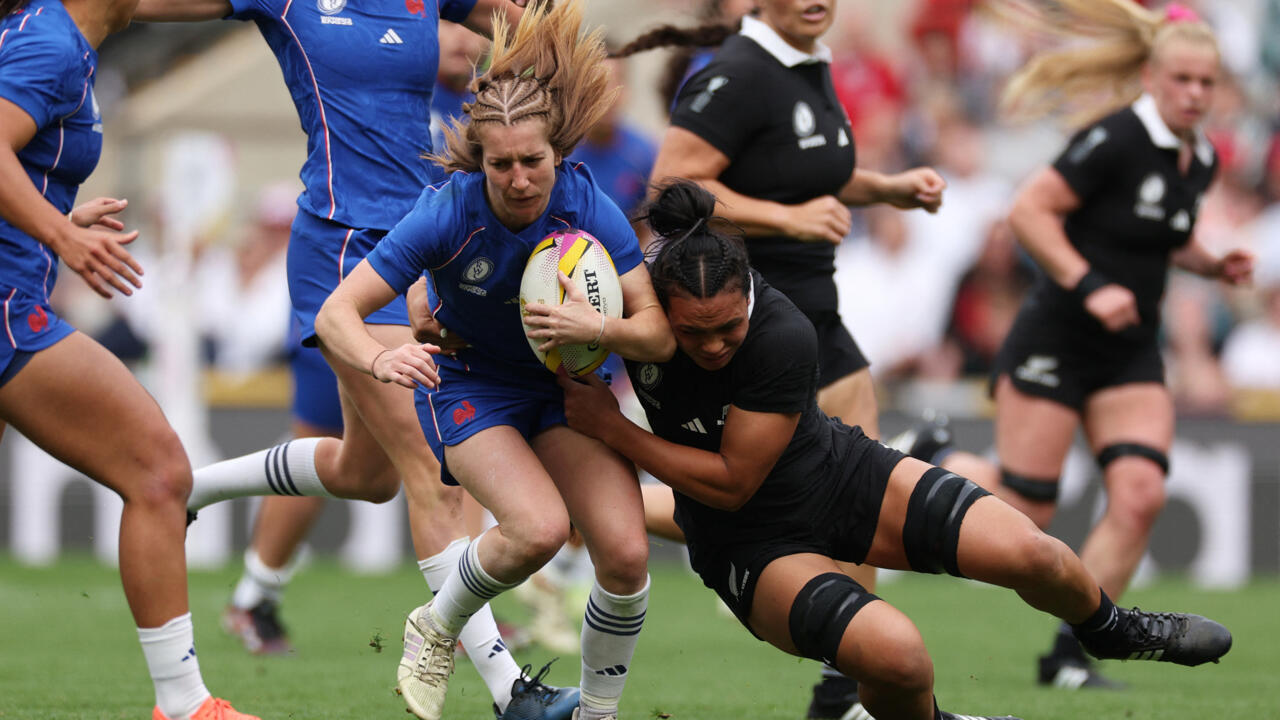 Mondial de rugby féminin : battue par la Nouvelle-Zélande, la France termine au pied du podium