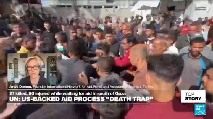 'There's a logic behind humanitarian assistance and the UN's 408 distribution points across Gaza'