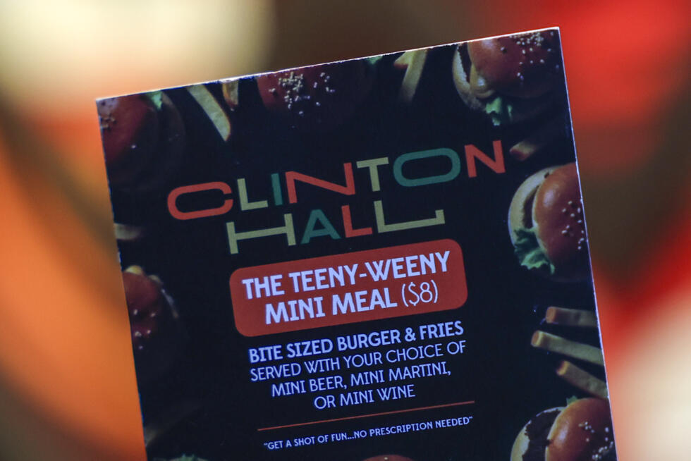 The restaurant Clinton Hall developed the "teeny-weeny mini meal" in the wake of both the uptick in GLP-1 use for weight loss as well as inflation