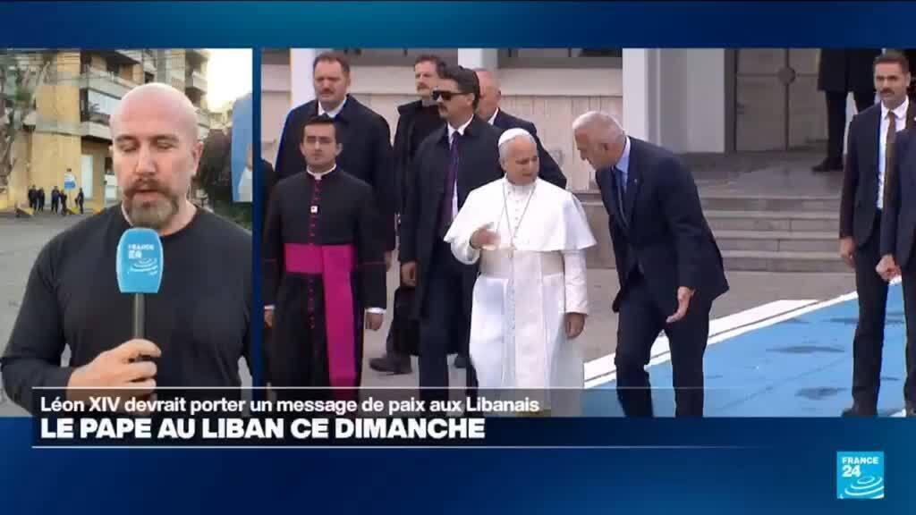 Arrivé au Liban, le pape Léon devrait lancer un appel à la paix