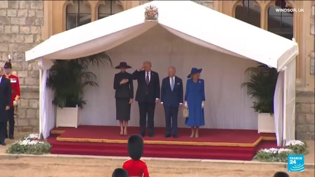 King Charles III gives Donald Trump royal welcome on UK state visit