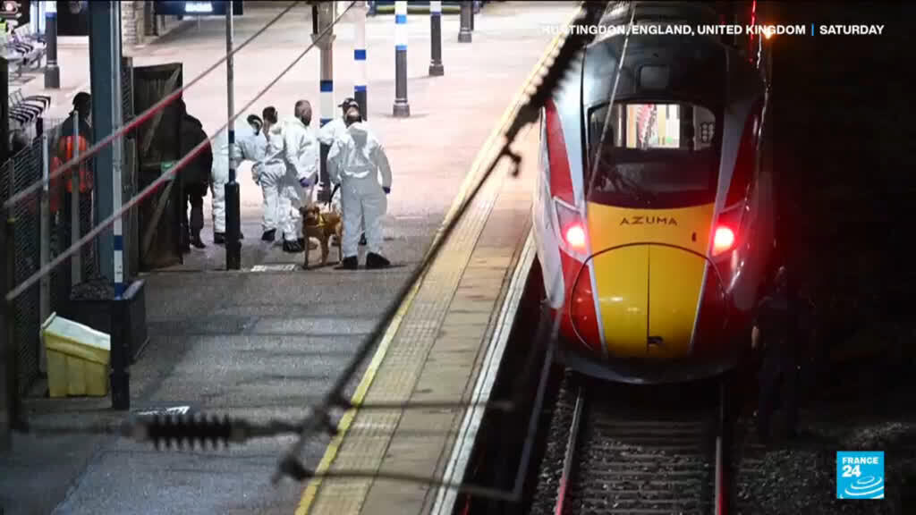 UK train stabbings injure nine, police arrest two suspects