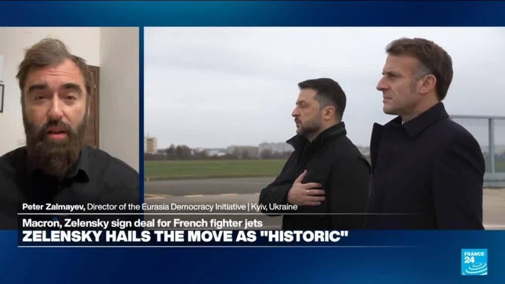 صفقة زيلينسكي وماكرون: “من الواضح جدًا أنها زيارة ناجحة” بعد مغادرة الولايات المتحدة خالي الوفاض