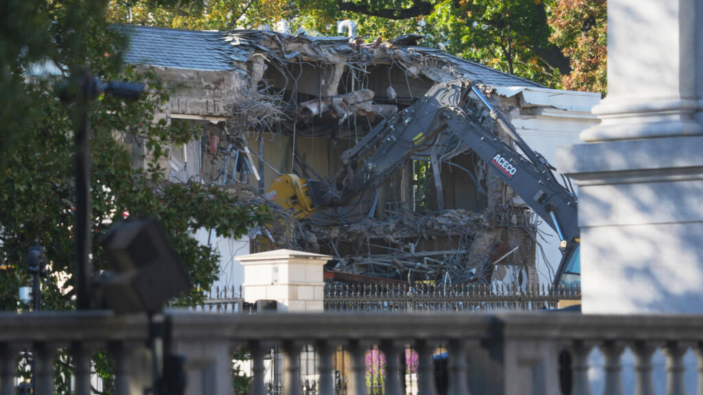 Donald Trump fait démolir une partie de la Maison Blanche pour construire sa salle de bal