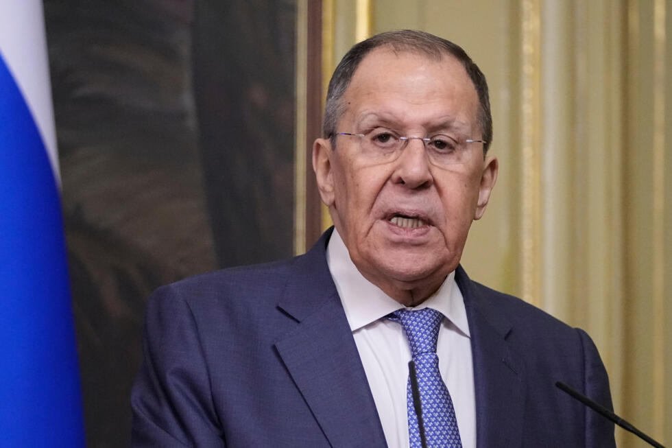 Le ministre russe de Affaires étrangères, Sergueï Lavrov, le 27 mai 2025 à Moscou