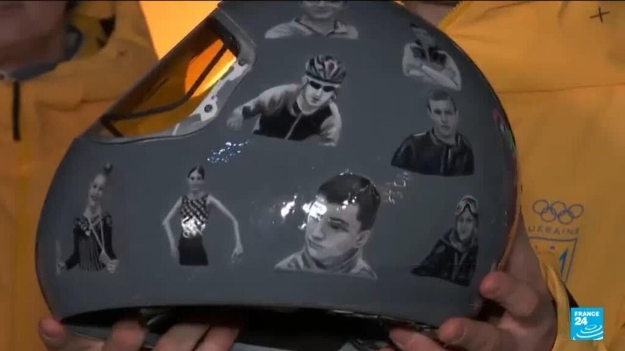 Ukrainian athlete vows to defy IOC over banned helmet at Winter Olympics