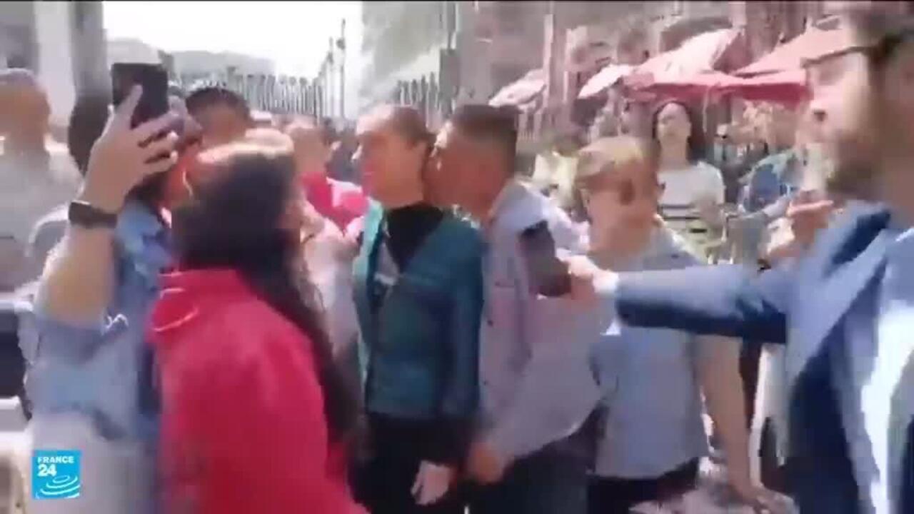 تحرش جنسي برئيسة المكسيك أمام عدسات الكاميرا