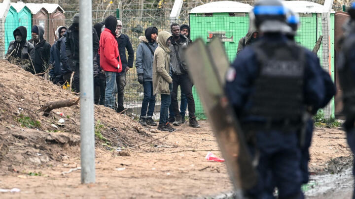 The northern port of Calais is a key crossing point for migrants trying to reach Britain.